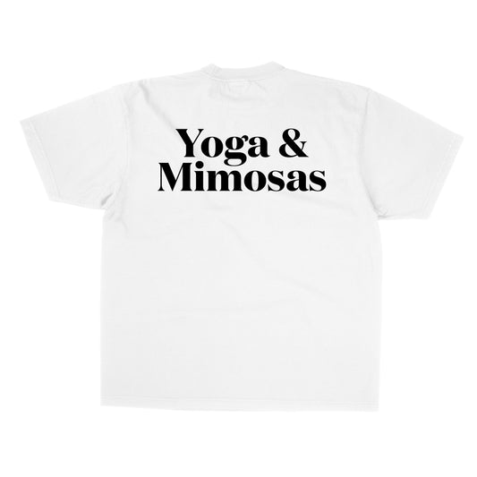 Pre-order Yoga and Mimosas Unisex Tee