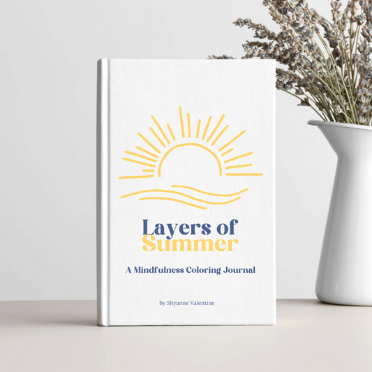 Happy Vibes Activity Journal & Coloring Book - Layers of Summer