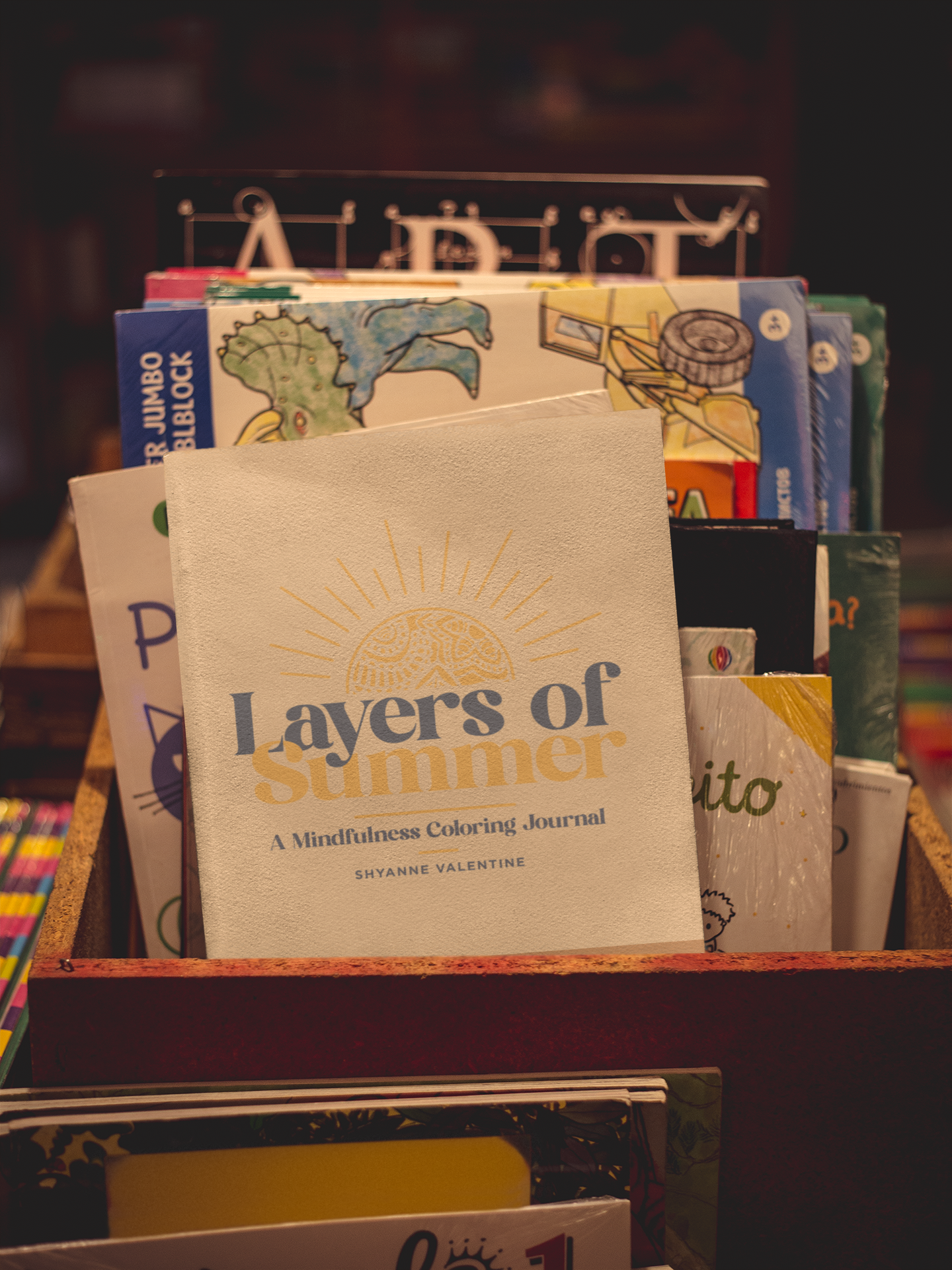 Activity Journal & Coloring Book - "Layers of Summer"