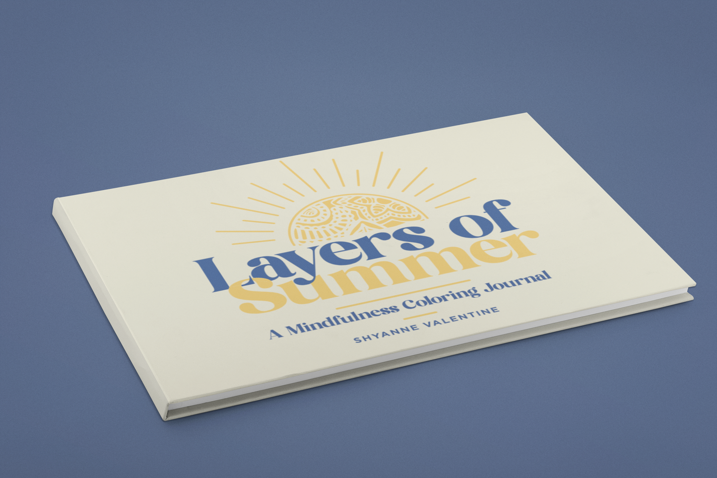 Activity Journal & Coloring Book - "Layers of Summer"