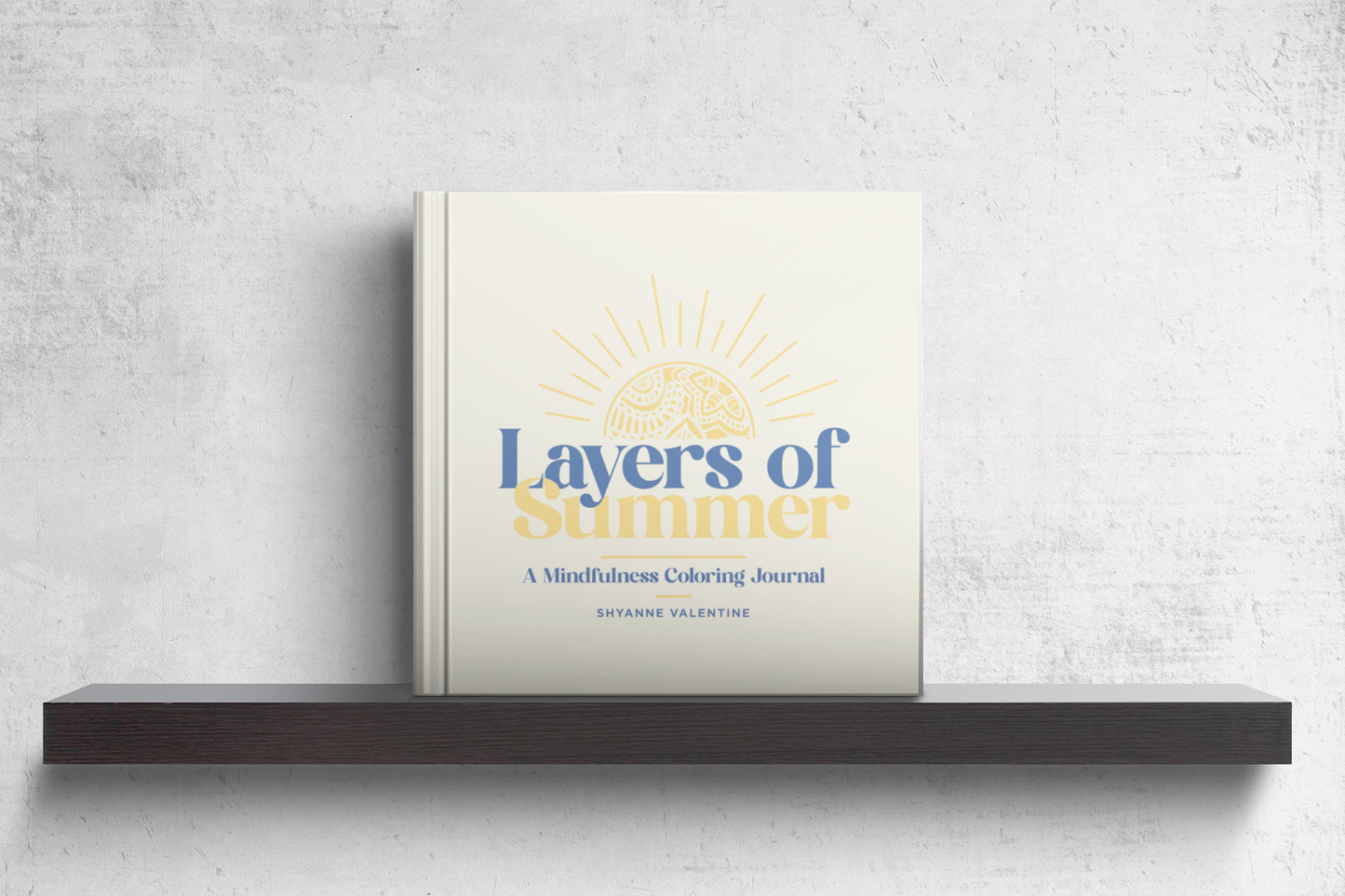 Activity Journal & Coloring Book - "Layers of Summer"