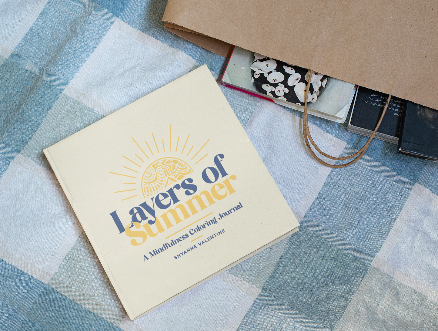 Activity Journal & Coloring Book - "Layers of Summer"