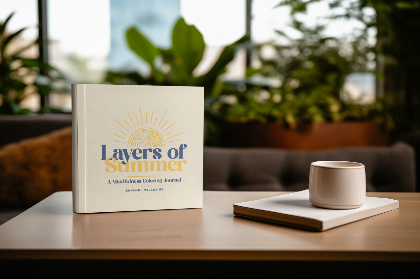 Activity Journal & Coloring Book - "Layers of Summer"